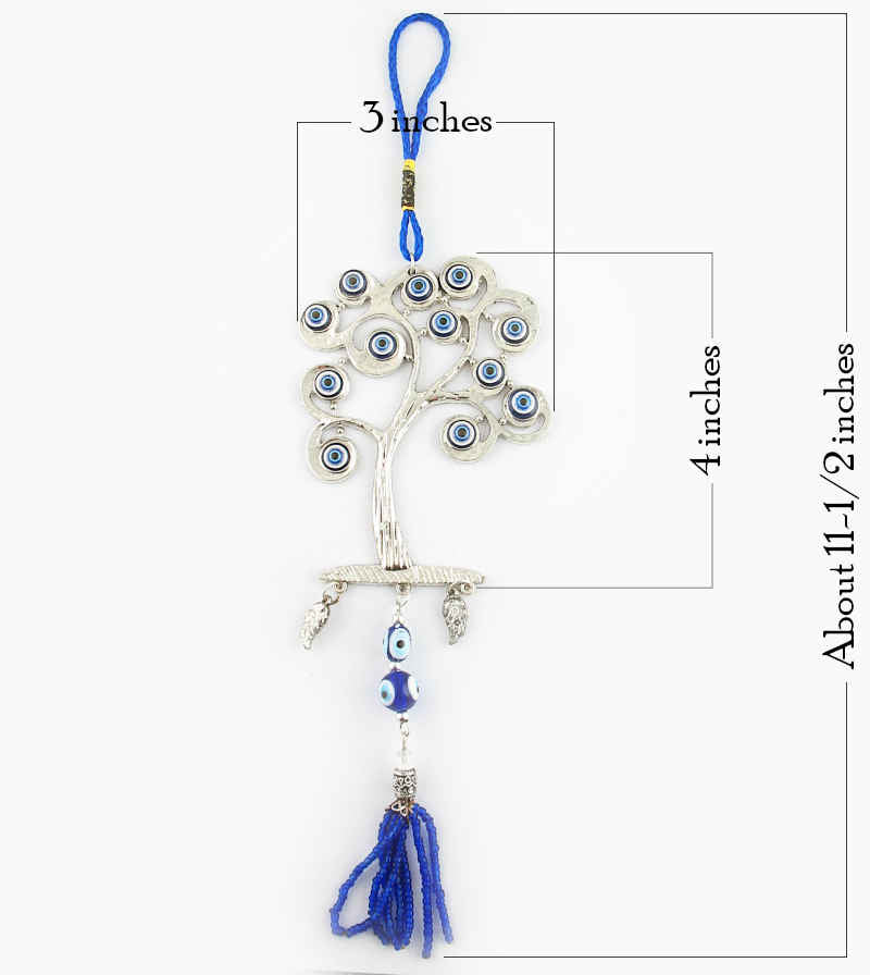 Baum des Lebens Evil Eye Wandbehang