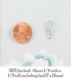 Lacy Angel Wing Charm / Pendant | Woot & Hammy