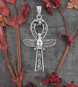 Broche Ankh Œil D'Horus - Acier Inoxydable, Symbole égyptien, 15.2x25 Mm - 4