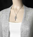 Broche Ankh Œil D'Horus - Acier Inoxydable, Symbole égyptien, 15.2x25 Mm - 10