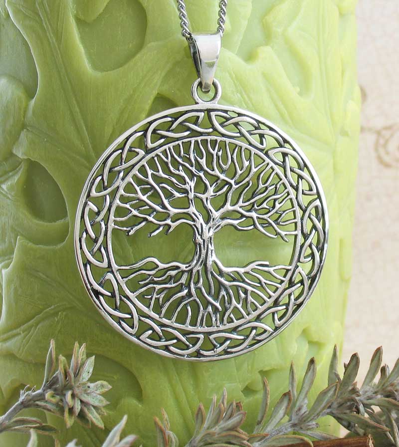 Majestic Tree of Life Medallion Pendant