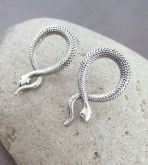 Looping Snake Post Earrings | woot & hammy