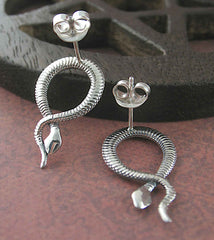 Looping Snake Post Earrings | woot & hammy