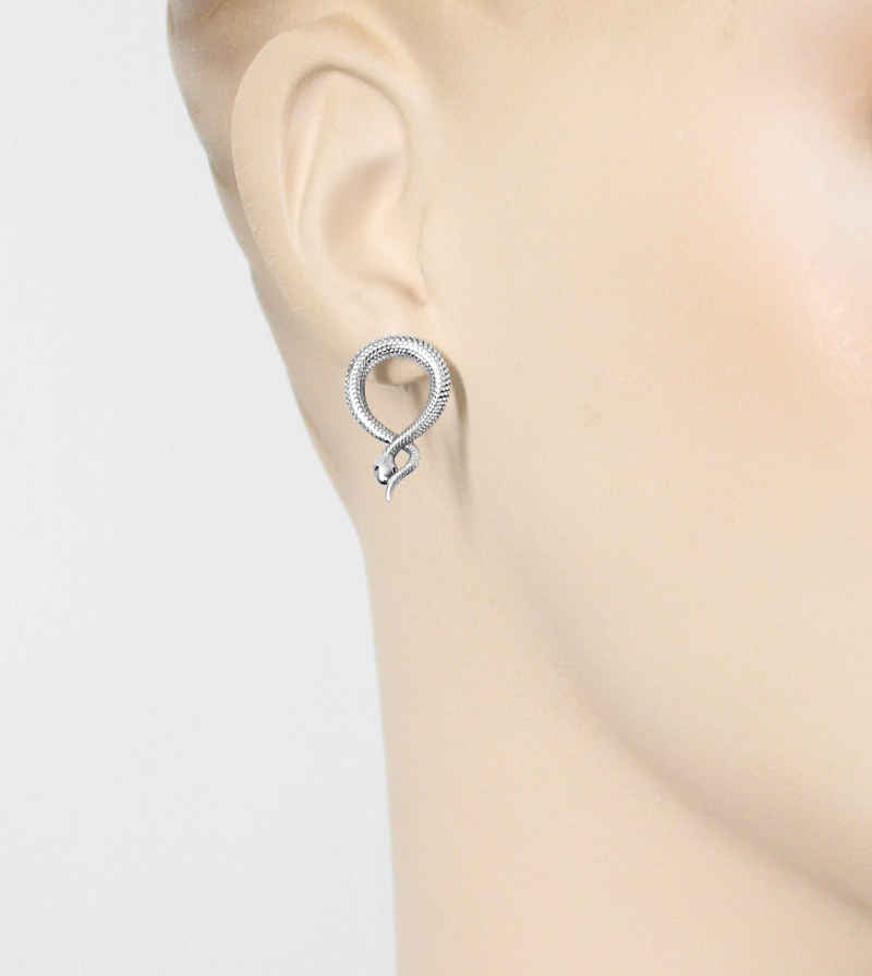 Looping Snake Post Earrings | woot & hammy