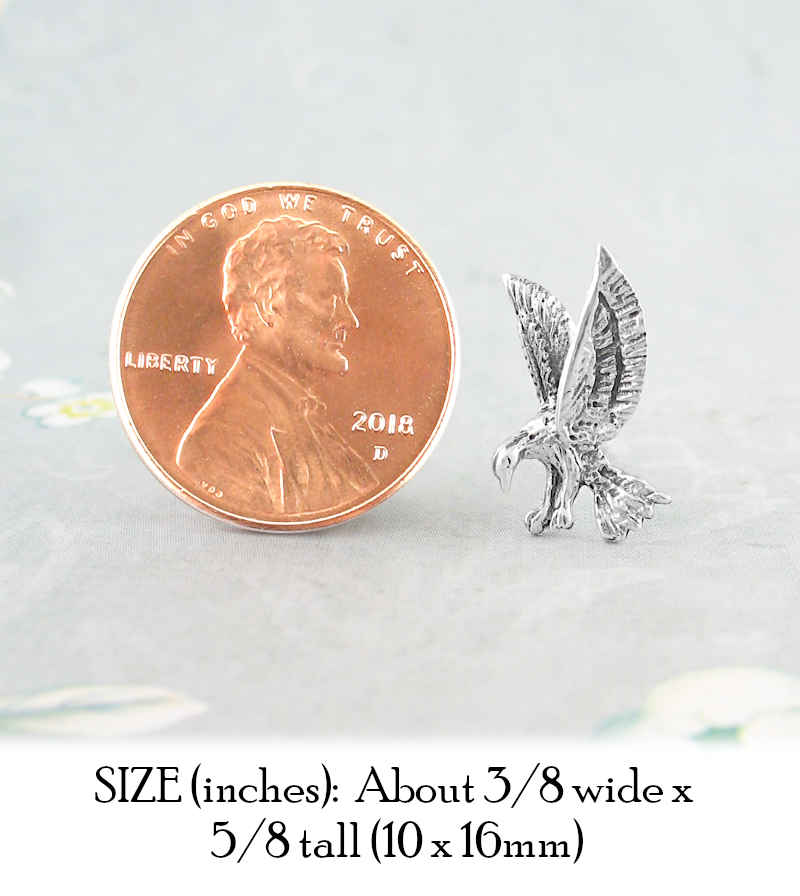 Miniature Eagles lighting Post Earrings | woot & hammy