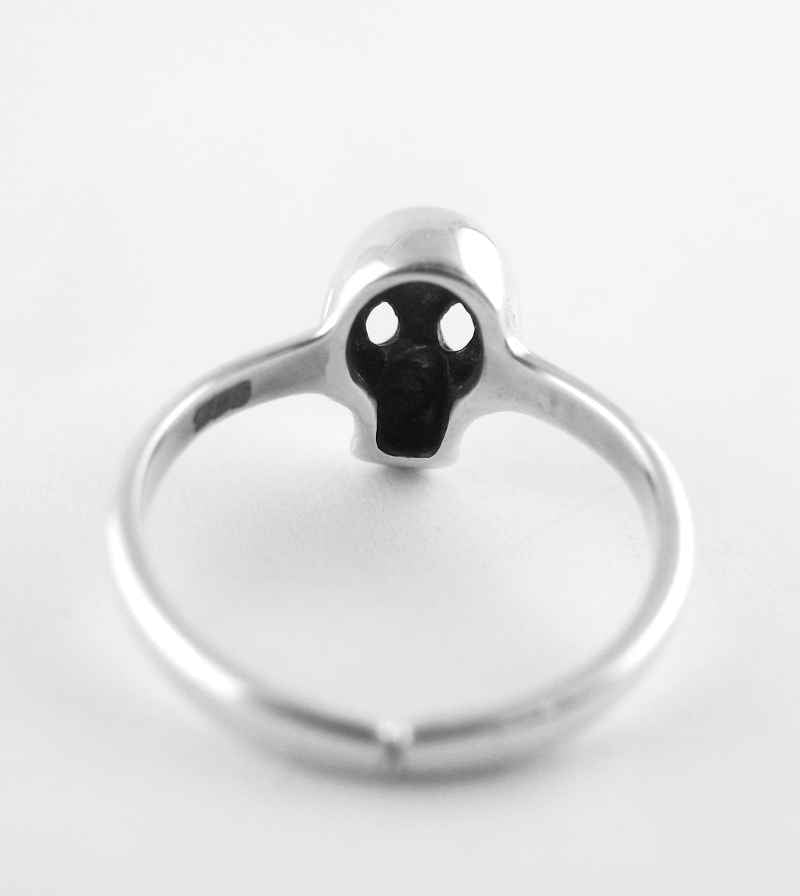 Tiny Skull Toe-Midi-Knuckle Ring, Adjustable | Woot & Hammy