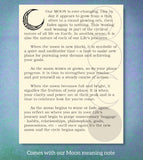 Ornate Crescent Moon With Scrolls & Triquetra Pendant