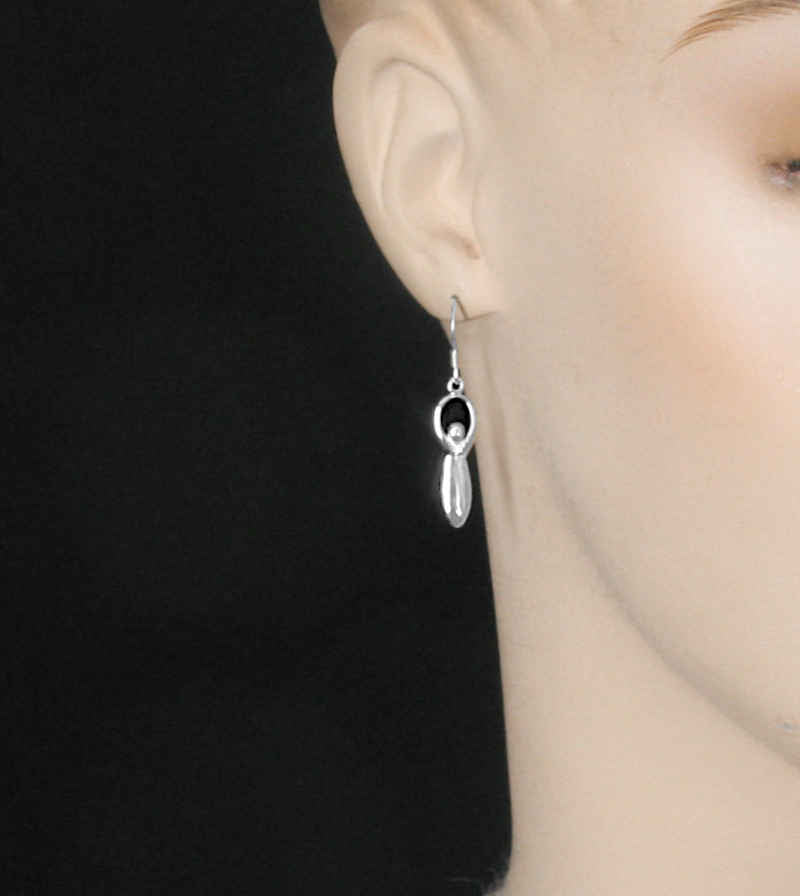 Neopagan Triple Moon / Fertility Goddess Drop Earrings | Woot & Hammy