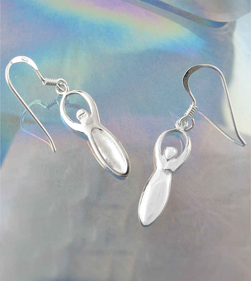 Neopagan Triple Moon / Fertility Goddess Drop Earrings | Woot & Hammy