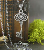 Old-Fashioned Celtic Key With Triskelion Pendant | Woot & Hammy