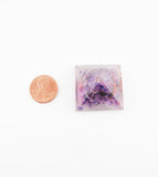 Small Orgone Orgonite Amethyst Pyramid