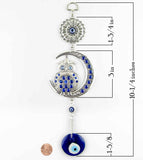 Owl and Crescent Moon Evil Eye Wall Hanging | Woot & Hammy