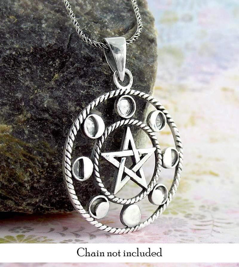 Pentagram & Pentacle Jewelry in Sterling Silver | FREE