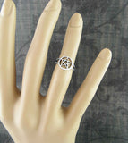 Pentacle Pentagram Toe Midi Ring, Adjustable | Woot & Hammy