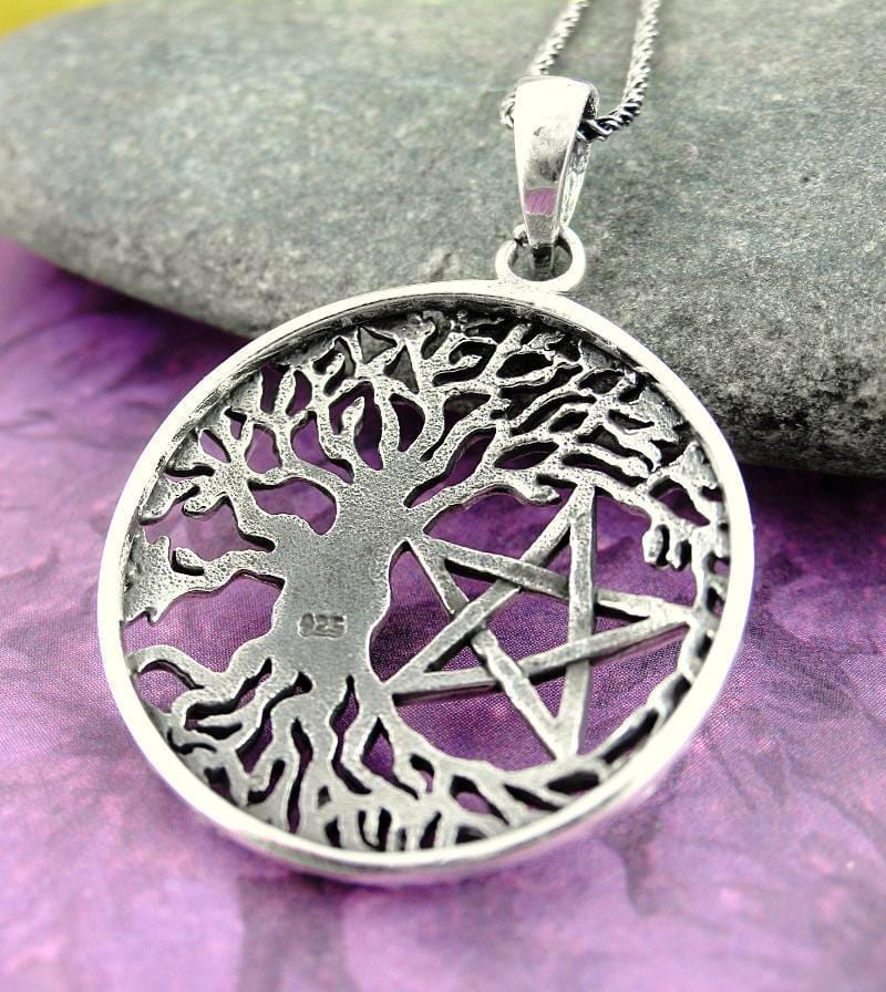 Natural Tree of Life Pentacle Necklace - woot & hammy