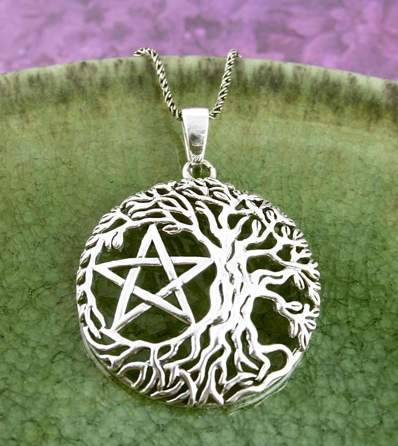 Natural Tree of Life Pentacle Necklace - woot & hammy