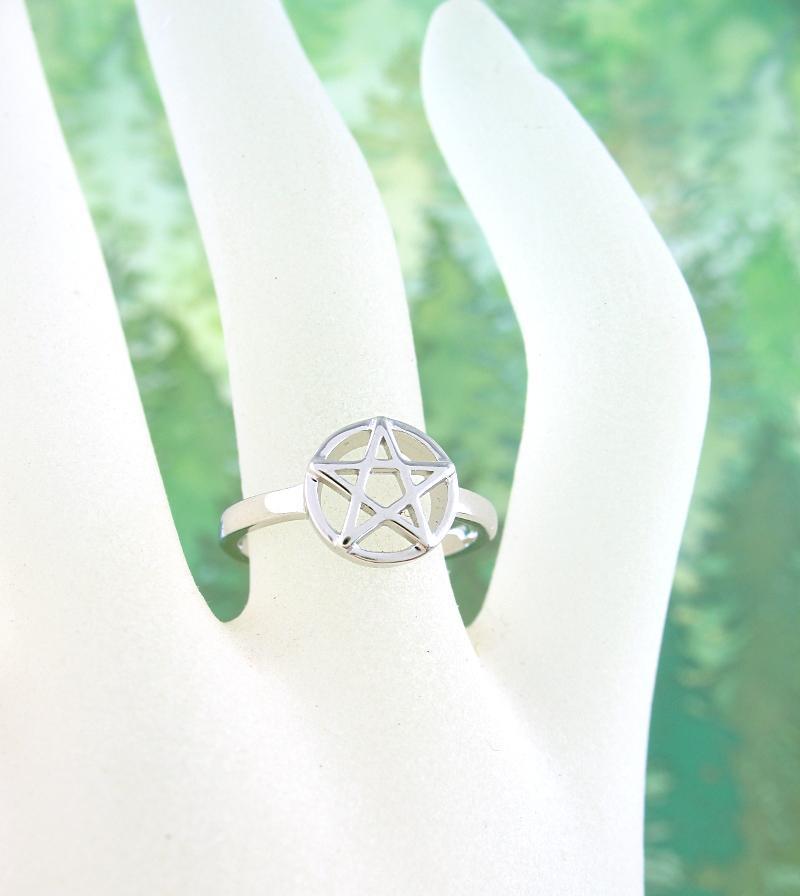 Forthright Pentacle / Pentagram Ring | woot & hammy thoughtful jewelry