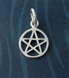 Simple Cut-Out Pentacle / Pentagram Symbol Charm