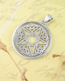 Pentagram With Celtic Knots and Braided Pentagon Pendant | Woot & Hammy