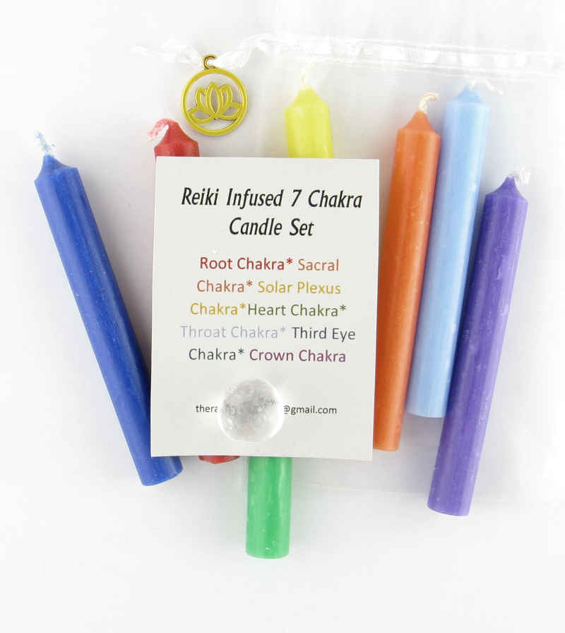 Seven Chakras Colored Candle Kit | Woot & Hammy