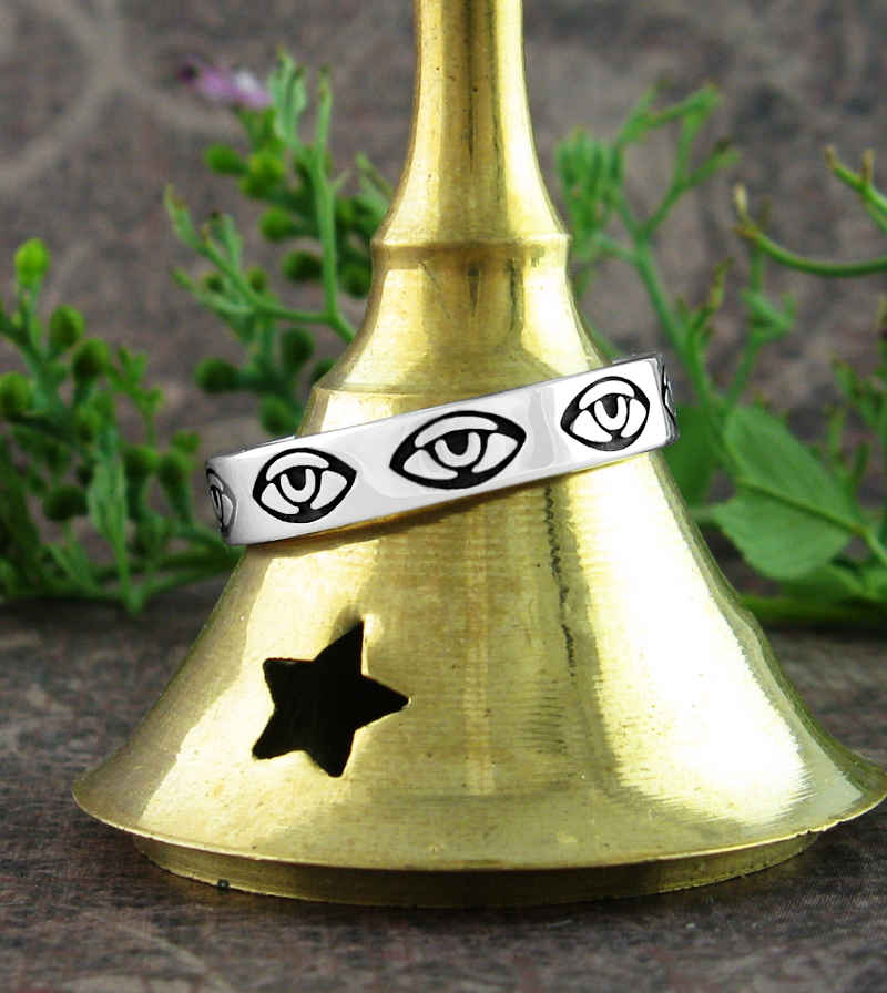 Repeating Evil Eye Band Ring | Woot & Hammy