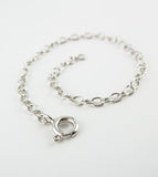 Extender Chains in Rhodium-Plated Sterling Silver