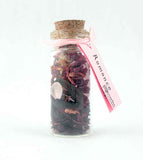 Portable Spell Bottle of Herbs and Stones for Romance | woot & hammy