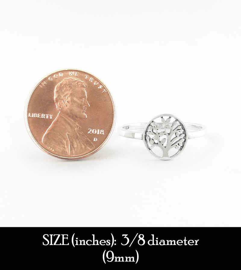 Round Cut-Out Tree of Life Ring | Woot & Hammy