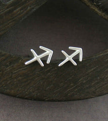 Sagittarius The Archer Ninth Zodiac Symbol Post Earrings | woot & hammy