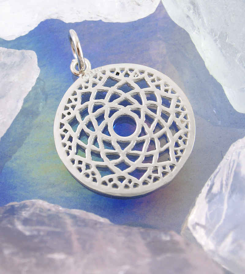 Crown Chakra, Seventh Chakra Symbol Lotus Pendant