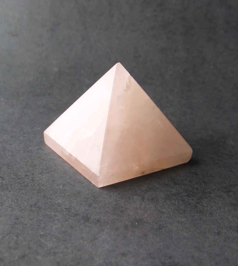 Small Rose Quartz Pyramid | woot & hammy