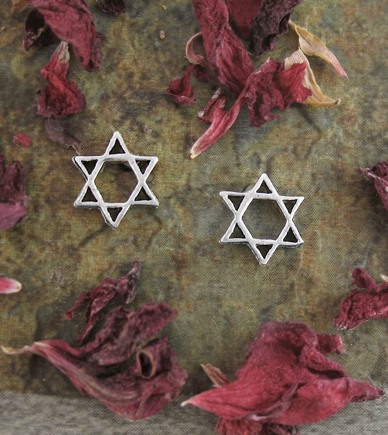 Star of David Symbol Petite Post Earrings | woot & hammy