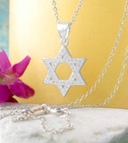Star of David Symbol With CZ Diamonds Pendant | woot & hammy
