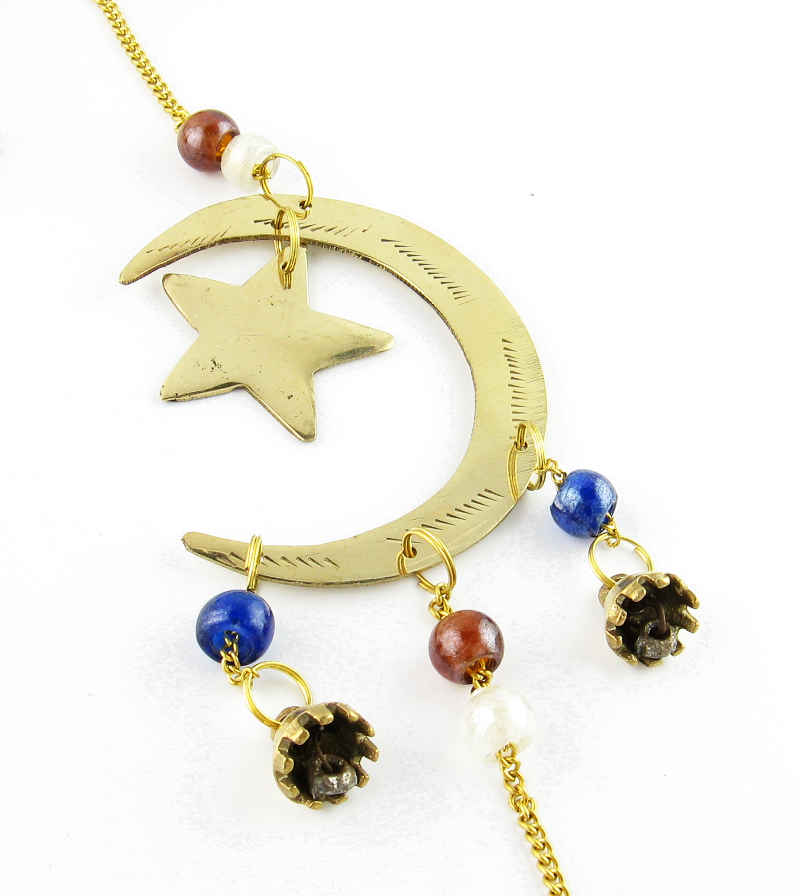 Crescent Moons and Stars Wind Chime | woot & hammy