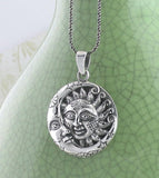 Ornate Sun and Moon Pendant