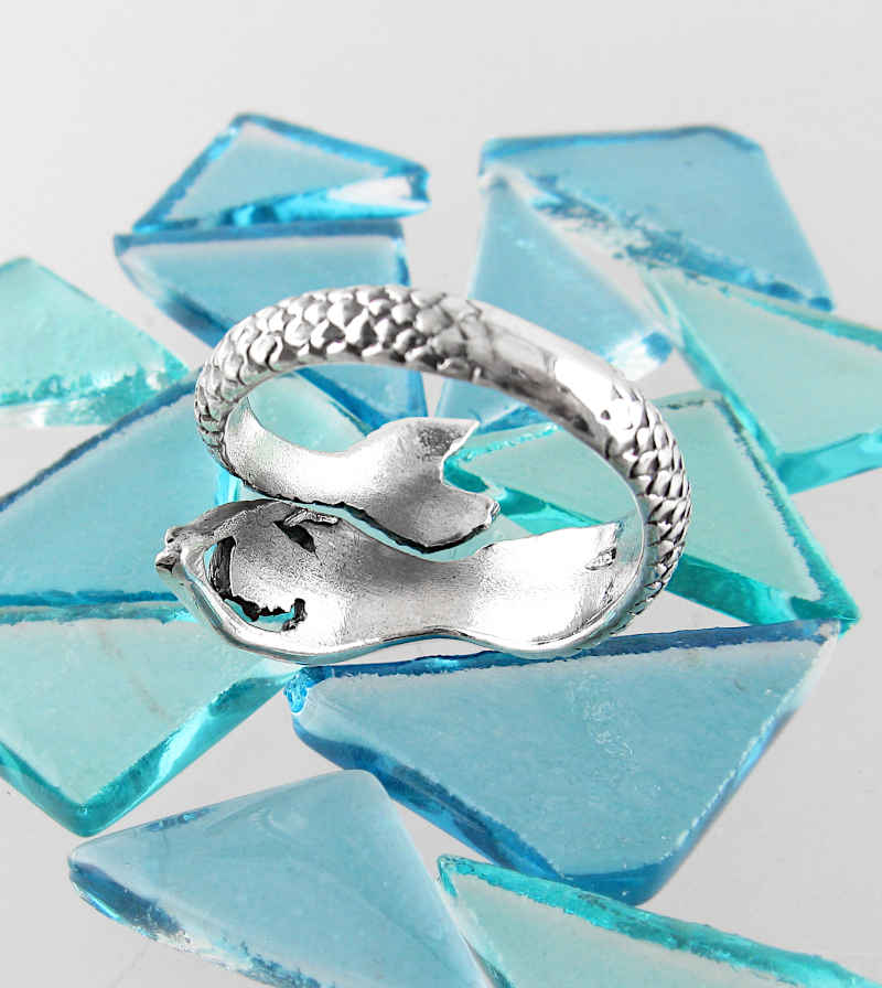 Swimming Mythical Mermaid Adjustable Ring | Woot & Hammy