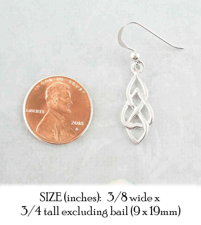 Celtic Infinity Drop Earrings | Woot & Hammy