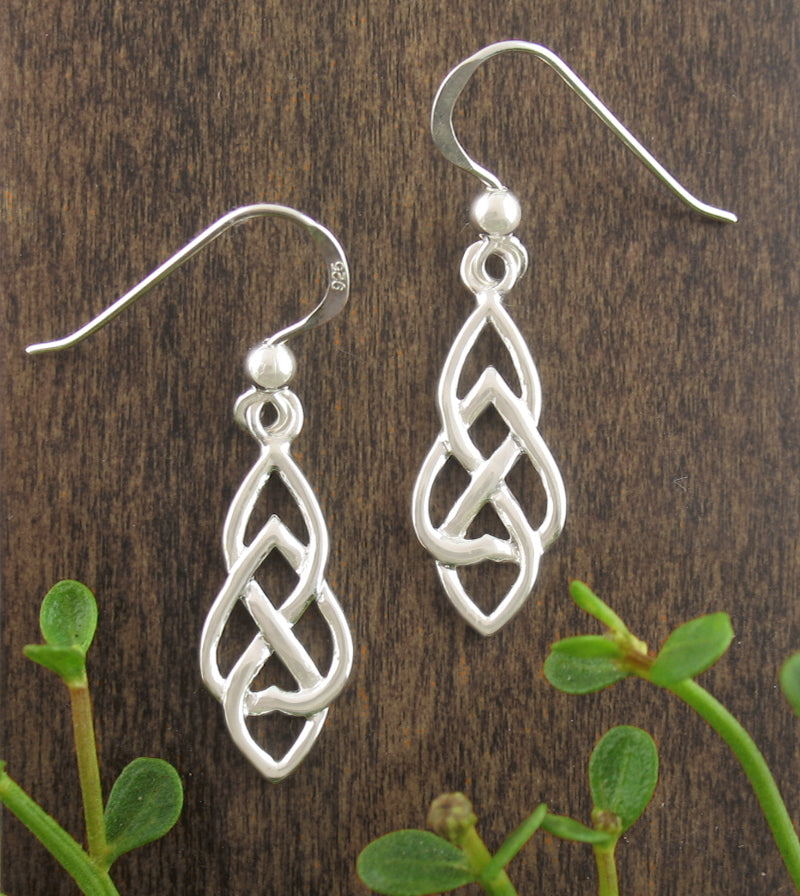 Celtic Infinity Drop Earrings | Woot & Hammy