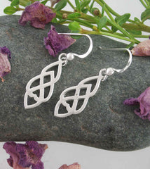 Celtic Infinity Drop Earrings | Woot & Hammy