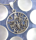 Pendentif Pentacle Tétragramme mystique