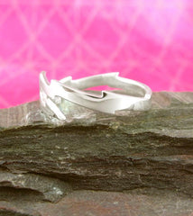 Lightning Bolt Thunderbolt Adjustable Ring | woot & hammy thoughtful jewelry