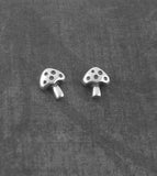 Fairy-Size Spotted Mushroom Post Earrings | woot & hammy