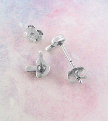 Fairy-Size Spotted Mushroom Post Earrings | woot & hammy