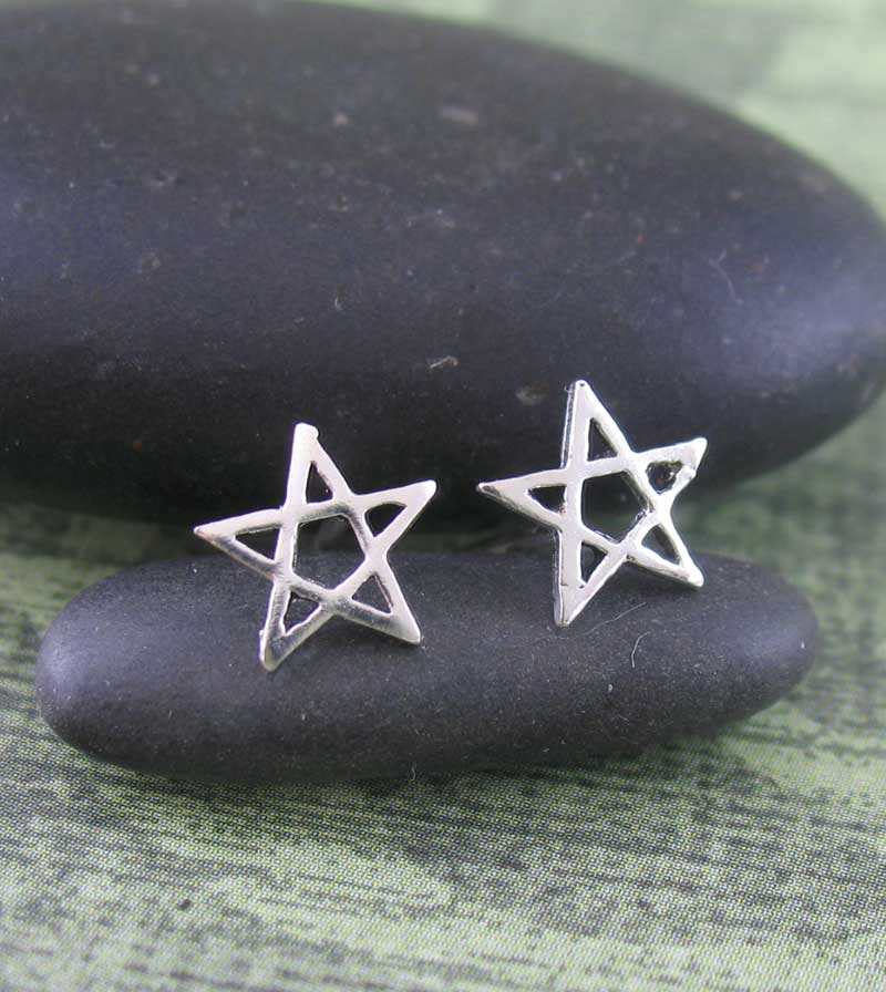 Little Pentagram Earrings