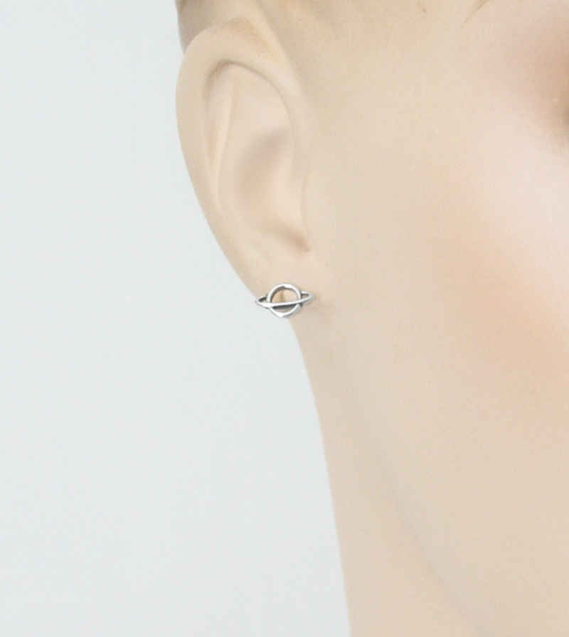 Miniature Planet Saturn Post Earrings | woot & hammy