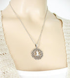Tree of Life Necklace with Celtic Knot Border - woot & hammy
