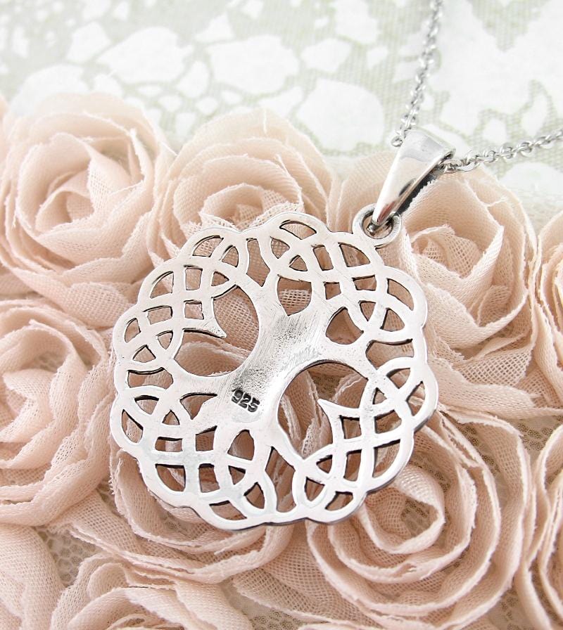 Tree of Life Necklace with Celtic Knot Border - woot & hammy