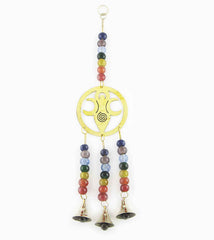 Triple Moon Goddess Wind Chime With 3 Bells | Woot & Hammy