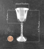 Chalice With Triple Moon Symbol and Rope Stem, 4-7/8 Inch | Woot & Hammy