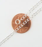 Unplated Sterling Silver Extender Chains